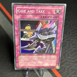 Give and Take - DP08-EN029 - Super Rare - 1st Edition - YuGiOh - Image 1