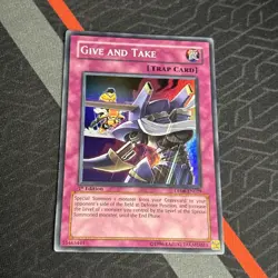 Give and Take - DP08-EN029 - Super Rare - 1st Edition - YuGiOh - Image 2