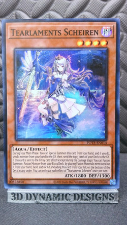 | Yugioh Tearlaments Scheiren POTE-EN014 Power Of The Elements NM 🔥 | - Image 1