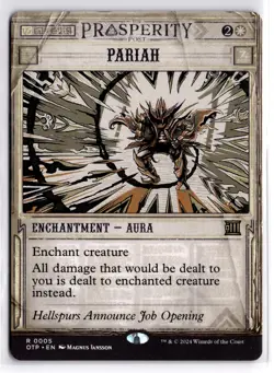 Pariah 5 Rare Outlaws of Thunder Junction: Breaking News Magic: The Gathering NM - Image 1
