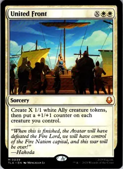 United Front 39 Mythic Avatar: The Last Airbender Magic: The Gathering Near Mint - Image 1