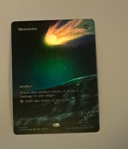Meteorite Poster FOIL NM Avatar the Last Airbender MTG MAGIC THE GATHERING - Image 1