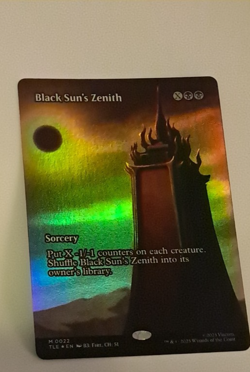 Black Sun's Zenith Poster FOIL Avatar the Last Airbender MTG MAGIC THE GATHERING - Image 1