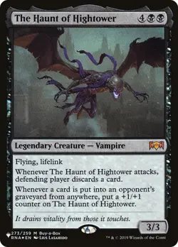 MTG LIST NM Mythic The Haunt of Hightower #273/259 - Image 1