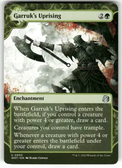 Garruk's Uprising #53 (NM) Wilds of Eldraine WOT Magic MTG - Image 1
