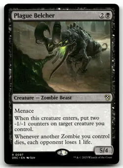 Plague Belcher #97 (NM) Aetherdrift DRC Magic MTG - Image 1