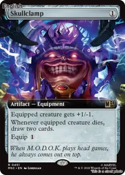 Skullclamp (Extended Art) EN [MSC - 451] - NM TCG MTG - Image 1