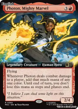 Photon, Mighty Marvel (Extended Art) EN [MSC - 369] - NM TCG MTG - Image 1