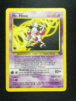 MR. MIME 22/64 RARE JUNGLE POKEMON UNLIMITED - Image 1