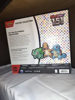 Pokemon TCG Scarlet & Violet 151 Poster Collection Box English Bulbasaur Charma… - Image 2