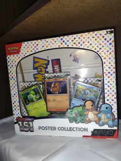 Pokemon TCG Scarlet & Violet 151 Poster Collection Box English Bulbasaur Charma… - Image 3