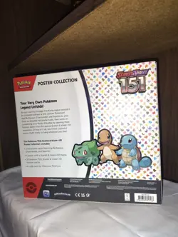 Pokemon TCG Scarlet & Violet 151 Poster Collection Box English Bulbasaur Charma… - Image 4