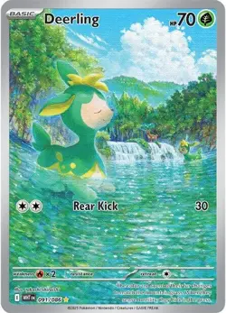 Holofoil - Deerling - 091/086 - 091/086 / NM / English Pokemon TCG - Image 1