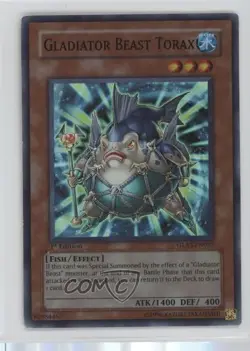 Gladiator Beast Torax 1st Ed. YuGiOh 's Assault #GLAS-EN081 2007 - Image 1