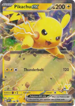 Holofoil - Pikachu ex (Pikachu 60) - 106 / NM / English Pokemon TCG - Image 1