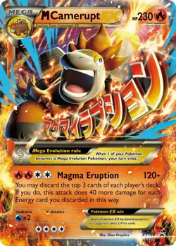 Holofoil - M Camerupt EX - XY198 - XY198 / MP / English Pokemon TCG - Image 1