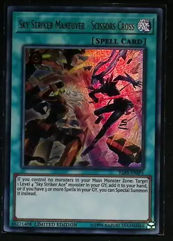 Sky Striker Maneuver - Scizzors Cross IGAS-ENSP1 Ultra Rare 1st Edition Yugioh - Image 1