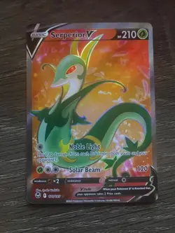 Pokemon TCG Serperior V Silver Tempest - 170/195 Full Art Holo Ultra Rare - Image 2