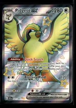 Pokemon TCG - Pidgeot ex - SV: Paldean Fates NM - Image 1