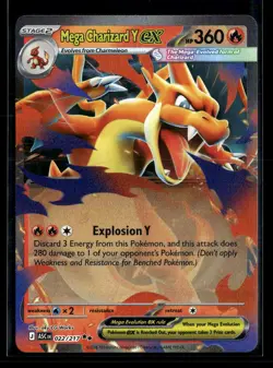 Pokemon TCG - Mega Charizard Y ex - 022/217 - ME: Ascended Heroes NM - Image 1