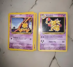 Pokemon Base Set Abra Kadabra Combo 43 and 32 - Image 1
