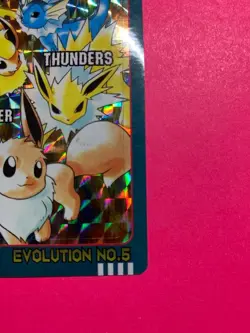 Eevee PRISM Evolution No. 5 Sealdass Japanese Pokemon (1998) Excellent F/S - Image 3