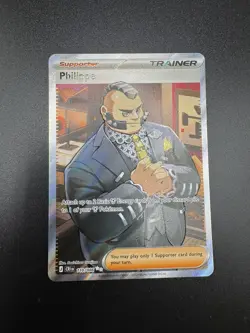 Philippe 110/086 Chaos Rising Full Art Trainer Supporter Rare Pokemon TCG - Image 1