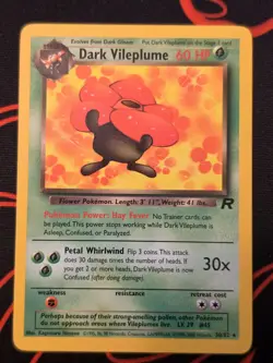 Dark Vileplume 30/82 Non Holo Rocket Set - LP - Image 1