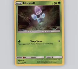 Morelull 3/18 Holo C Detective Pikachu LP Pokemon - Image 1