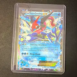 Pokemon TCG Ash-Greninja EX XY133 Promo 2016 Moderately played (back wear) - Image 1