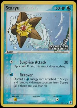 Staryu 85/113 Pokemon TCG Delta Species Holo Common Stamped - Image 1