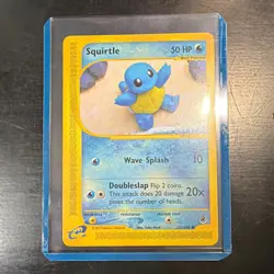 Pokemon TCG Squirtle 131/165 Expedition Base Set Regular English 50HP - Image 1