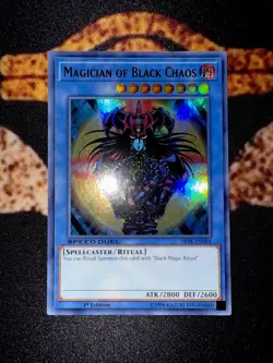 YUGIOH • MAGICIAN OF BLACK CHAOS • ULTRA RARE • SBTK-EN001 • 1st EDITION • NM - Image 5