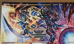 Yugioh 2026 NAWCQ Top 64 Playmat, Magician of Dark Chaos & Black Luster Soldier - Image 1