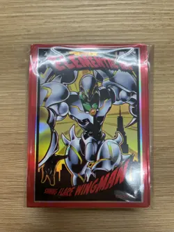 yugioh rush duel sleeves Elemental HERO Shining Flare Wingman 100 japan - Image 1