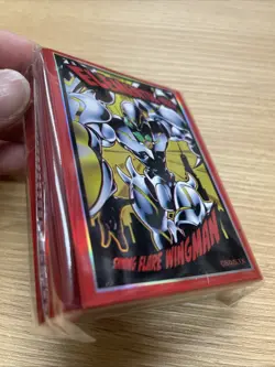 yugioh rush duel sleeves Elemental HERO Shining Flare Wingman 100 japan - Image 5