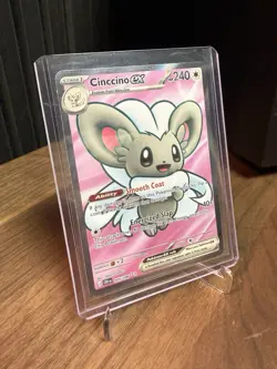 Pokemon TCG Cinccino ex 105/086 Chaos Rising Holo Ultra Rare - NM - Image 1