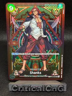 One Piece Shanks ST16-004 OP11 a Fist of Divine Speed Foil SP Alternative Art - Image 1