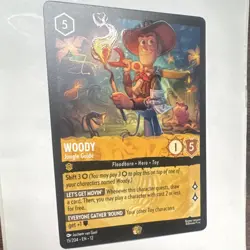 Disney Lorcana Woody - Jungle Guide Floodborn 15/204 Rare Amber Foil - Image 1