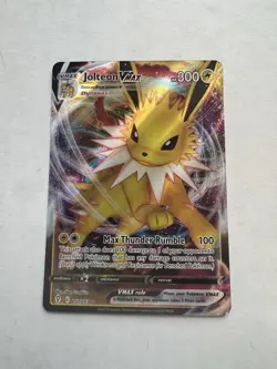 Pokemon TCG Jolteon VMAX Full Art Ultra Rare Holo Card Evolving Skies 051/203 - Image 1