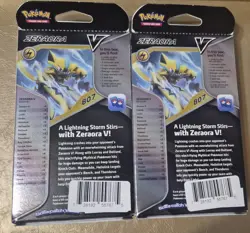 POKEMON LOT OF 2 TCG ZERAORA V BATTLE DECKS 120 CARD TOTAL NIB - Image 2