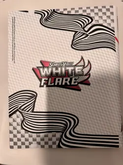 Pokemon TCG Scarlet & Violet White Flare Binder NEW, Binder Only Hold 396 Cards - Image 2