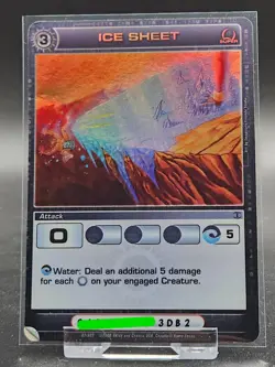 Chaotic Card : Ice Sheet 1st Edition BTD Super Rare Attack Dmg - Image 1