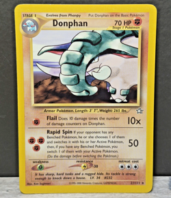 Donphan 21/111 Neo Genesis Unlimited Vintage Pokemon Card TCG WoTC - Image 1