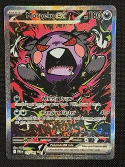 Morpeko ex 117/084 Me05: Pitch Black Holo | Near Mint | SIR Pokemon Card - Image 2