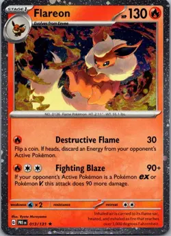 Flareon - (Cosmos Holo) Rare Miscellaneous Cards & Products 013/131 NM - Image 1