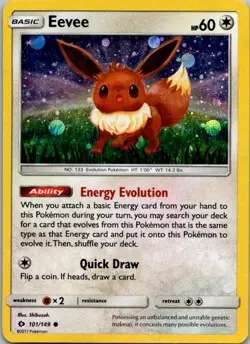 Eevee - (Cosmos Holo) Promo Miscellaneous Cards & Products 101/149 LP - Image 1