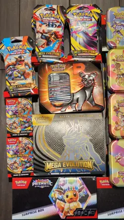🔥🔥Huge Lot Of Pokemon Cards ETB's, Tins, Booster packs all OPENED🔥🔥 - Image 2