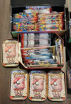 🔥🔥Huge Lot Of Pokemon Cards ETB's, Tins, Booster packs all OPENED🔥🔥 - Image 5