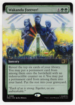 Wakanda Forever! (Extended Art) 0388 Marvel Super Heroes (MSC) - Image 1